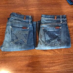 7 for All Mankind Jeans size 29